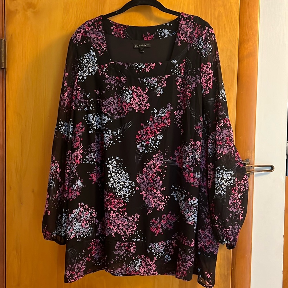 Lane Bryant  Long Sleeve Dressy Top. Size 22